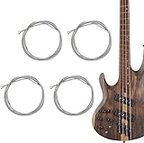 エレキベース弦 ベースギター弦 4弦ベース用 ステンレス鋼弦 ニッケル弦 ベースの交換用弦 耐久性のあるステンレス鋼な防錆エレクトリックベース弦