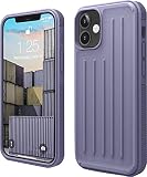 【elago】 iPhone12mini 対応 ケース 耐衝撃 携帯ケース 衝撃 吸収 薄型 スリム TPU ソフト カバー 対衝撃 シンプル スマホケース スマホカバー [ iPhone12 mini アイフォン12 mini アイフォン12ミニ 対応 ] ARMOR CASE ラベンダーグレー