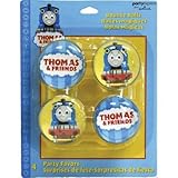 【少々難あり】きかんしゃトーマス　スーパーボール4pcセット2709【おもちゃ　ボール　キャラクター　グッズ】