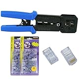 プラチナツール100054 ez-rjpro HDクリンプツール、Jar ez-rj45 cat5 / 5e 100コネクタ