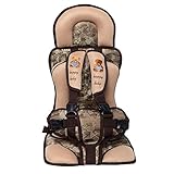 Happy baby 3歳～12歳 幼児用 学童用 自動車用簡易式チャイルドシート 取り付け簡単　子供キッズ携帯式 (coffee) ジュニアシート