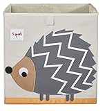 3 Sprouts Storage Box, Hedgehog, Grey [並行輸入品]