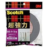 3M スコッチ 超強力両面テープ 合板 タイル用 厚手タイプ 19mm×4m SPW-19