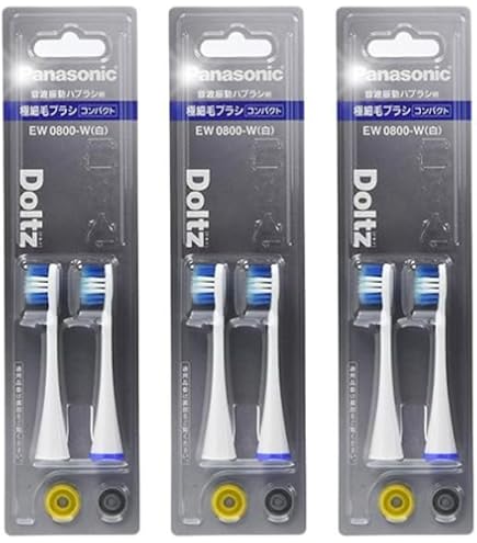 Amazon | パナソニック 替えブラシ ドルツ 極細毛ブラシ コンパクト 2
