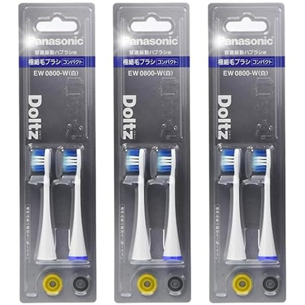 パナソニック　ドルツ Doltz　EW-DT72-S　替ブラシ2つ Panasonic Doltz ドルツ（スリム）専用 電動歯ブラシ 替えブラシ