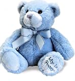 Super Soft Plush My First Teddy Bear - Blue - For Baby Boy by Soft Toy Bear