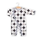 【SEBLES】ベビー服 パジャマ 新生児 1歳 カバーオール 長袖 長ズボン ボタン 綿 コットン 柔らか 赤ちゃん 春 秋 無地 ユニセックス 可愛い プリント(タイプC,80cm)