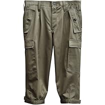 Amazon | 実物 イタリア軍 ニッカーズパンツ (44, オリーブ