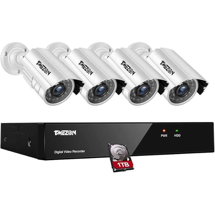 値下げしました　防犯カメラ　セット　新品　Cameras KIT Video 楽天市場】AHD200万画素 赤外線付きドームカメラ+8CH録画機 防犯