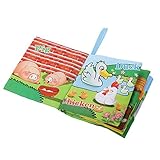 【ノーブランド品】カラフル　キュート　布帳　ソフト　赤ちゃん　幼児　教育玩具　贈り物　全6テーマ - 農場の動物