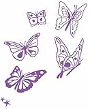 ミミ・ルゥ 蝶々 パープル ART0005