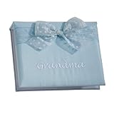 Elegant Baby Grandma Brag Book - Blue Moire by Elegant Baby