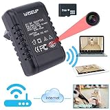 Wiseup? 8GB 1280x720P Wifi Network Hidden Camera Power Adapter Motion Detective Indoor DV Camcorder 