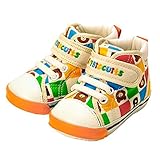 ホットビスケッツ(mikihouse) マルチチェック＆ドットセカンドベビーシューズ 14・5cm マルチ（87）