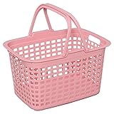アイリスオーヤマ ランドリーバスケット ペールピンク LB-M