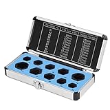 Akozon ナットボルト11セット 9-19mmナットボルトリムーバースタッドエクストラクタロックソケット