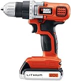 Black & Decker LDX120SB 20-Volt MAX Lithium-Ion Drill/Driver with Storage Bag by BLACK+DECKER