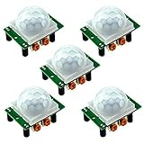 OSOYOO 5x HC-SR501 Adjust Ir Pyroelectric Infrared PIR Humen Motion Sensor Detector Modules for Ardu