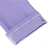 (プチプライム) Petit Prime キッズカラーパンツ 長ズボン 春秋 キャンディーカラー 女の子 カジュアルパンツ シンプル お洒落 普段着 おでかけ 全6色展開 ピンク イエロー パープル 