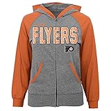 NHL Philadelphia Flyersソフト手Full Zip Hood XL グレイ