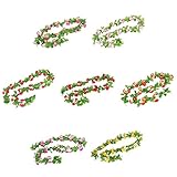 Dovewill マルチカラー　ぶら下げ花　葉吊り　造花　結婚式　ガーデン　飾り　7色　約14本入り