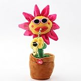 Noloo　ぬいぐるみ　向日葵ぬいぐるみ　知育玩具　声制御　歌と踊り　my heart will go onの発声　0～3歳ベビ対応