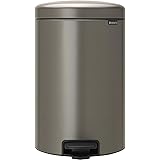 brabantia ペダル式ゴミ箱 プラチナ 20L ニューアイコン 114045