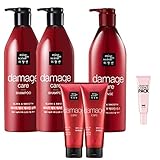 [ミジャンセ] Miseenscene ダメージケア シャンプー 680ml X 2本 + リンス680ml X 1本 + トリートメント 180ml X 2本 + ヘアプラスエッセンスパック 9.3ml [並行輸入品]