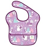 Bumkins Disney Baby Waterproof Super Bib, Princess Purple, 6-24 Months by Bumkins [並行輸入品]