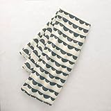 綿１００％ ダブルガーゼ 大判 マルチブランケット ハーフムーン