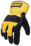 Dewalt DPG41 Premium Split Cowhide Lather Palm Glove Black/Gray [並行輸入品]