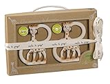 Sophie The Giraffe So Pure Duet of Teething Rings Soft and Very Soft Versions (White)
