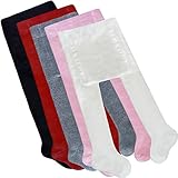 Taiycyxganベビー女の子コットンタイツ幼児ストッキングレギンスショーツ5 - Pack 24 – 36 M US サイズ: 24-36 months