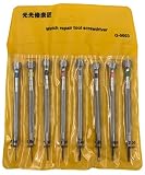 (ToLA) 腕時計 用 マイナス 精密 ドライバー 8本 セット 修理 工具 分解 組立 部品交換 メンテナンス 時計