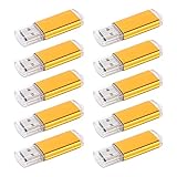 Webolu 10 x 512MBメモリースティック USBフラッシュドライブ USBフラッシュドライブ USB 2.0ゴールド
