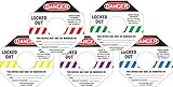 Accuform Signs KDD364GN STOPOUT Gate Valve Lockout Label, Legend "DANGER LOCKED OUT", Fits KDD472 ST