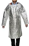 Welding Apron Aluminized Heat Resistant Apron Protective Coat Safety Suit Safety Apparel Flame Resis