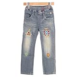 クリフメイヤー キッズ オルテガ刺繍デニム パンツ 110 ライトブルー 1434012K