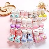 ベビー 靴下 新生児 女の子 男の子 滑り止め付き 10点セット 夏 ソックス かわいい 赤ちゃん 用 スニーカー 出産祝い 靴下セット 冷房対策　新生児 退院 ギフト プレゼント 柔らかい 肌に優し