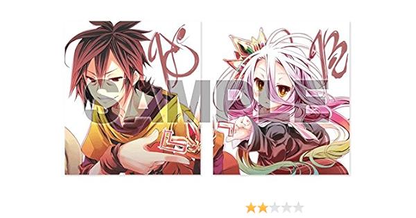 Amazon 劇場版 ノーゲーム ノーライフ ゼロ 入場者特典 第5週 原作描き下ろし キャスト複製サイン入り 色紙パネル アニメ 萌えグッズ 通販