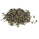 uxcell　室内装飾品タックネイル　金属　ブロンズトーン　300個入り　装飾釘　サムタック