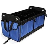Magicook Multipurpose Car Storage Bag with N Extra Pockets 2 Removable Dividers Three-story bottom C