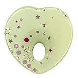 Pawaca ベビー枕 向き癖防止　吐き戻し防止赤ちゃん用まくら 通気まくら　寝姿を矯正 頭の形が良くなる 絶壁防止 出産祝い　グリーン