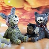 Fenteer 20個入り　テラリウム置物　盆栽　ガーデン　DIY　ドールハウス　ミニチュア　箱庭用　マイクロ風景飾り　クラフト　ランダム