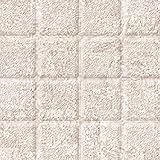 バスナリアルデザイン クッションフロア お風呂 床 リフォーム 東リ 浴室用床シート 182ｃｍ幅 3.5ｍｍ厚 (【モザイクタイル】BNR3302(ライトベージュ))【長さ1m×注文数】