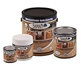 SamaN 160-051-1L 1-Quart Interior Water Based Semi-Gloss Varnish [並行輸入品]