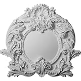 Ekena Millwork ONL22X20MO 21 5/8-Inch W X 19 3/4-Inch H X 2 3/8-Inch P Modena Large Center Onlay by 