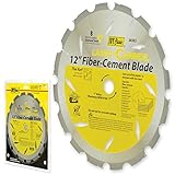 IVY Classic 36502 12-Inch 8 Tooth Fiber-Cement Cutting Poly-Crystalline Diamond Circular Saw Blade w