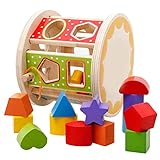 Domybest パズル 木製パズル 子供おもちゃ 木のおもちゃ 知育玩具 木製 玩具 3歳以上 幾何模様 カラフル 視覚刺激 お祝い ギフト 記念日 誕生日