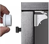 a.n.sベビー安全磁気キャビネットロック – ツールまたはネジ不要( 8ロック+ 2キー)